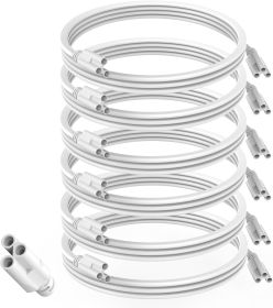 5FT T5 T8 Extension Cords for led Shop Lights, 1.5 Meter T5 Extension Cable Linkable Wire Cable Connector for Integrated LED Tube Light, Garage L