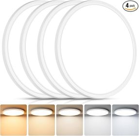 Brightever 4Pack LED Flush Mount Ceiling Light Fixture
