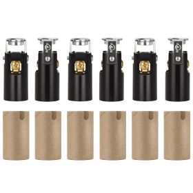 E12 LED Light Bulb Socket, Candelabra Base Socket Replacement, Chandelier Candle Lamp Holder Parts with Cardboard Insulator