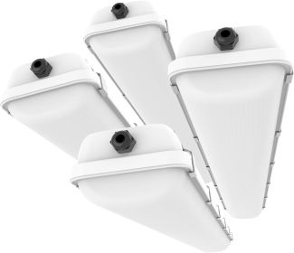 4FT LED Vapor Tight Light 40W 5200LM, IP65 Waterproof Led Vapor Proof Fixture 5000K 100-277V LED Vapor Light for Car Wash Bays, Horse, Barn, Shop