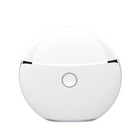 Facial Tool Facial Shaping Heating Vibration Micro Current EMS Electric Facial Massager Anti-aging Neck And Face Lift Reduce Wrinkles And Puffine (Color: White)
