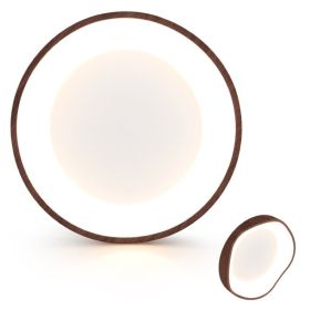 Modern Simple 24W LED Mount Ceiling Light (Color: Brown, type: Ceiling Light)